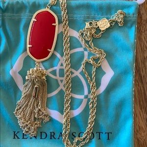 Kendra Scott Red ‘Rayne’ Necklace